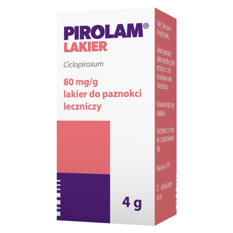 Pirolam Lakier lakier leczniczy na grzybicę paznokci, butelka 4 g
