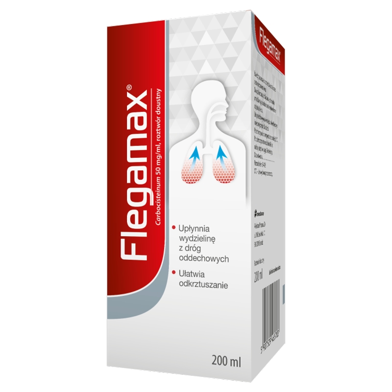 Flegamax  roztwór ułatwiający odkrztuszanie, 200 ml