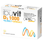 Ibuvit D3 1000 + K2 MK-7 Omega 3 kapsułki ze składnikami wzmacniającymi odporność, 30 szt.