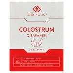 Colostrum z bananem Genactiv dla osób chcących zachować zdrowy organizm, 30 sasz.