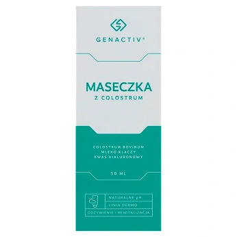 Maseczka z colostrum, maseczka odżywczo – rewitalizująca, 50 ml