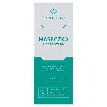 Maseczka z colostrum, maseczka odżywczo – rewitalizująca, 50 ml
