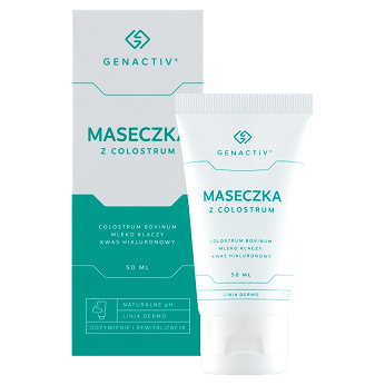 Maseczka z colostrum, maseczka odżywczo – rewitalizująca, 50 ml