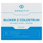Bloker z Colostrum płyn na skórę głowy dla osób stosujących zabiegi koloryzacji i rozjaśniania, 10 ml