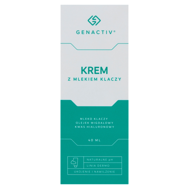 Крем для лица Genactiv с молоком кобылицы, увлажняющий и успокаивающий, для сухой кожи, 40 мл