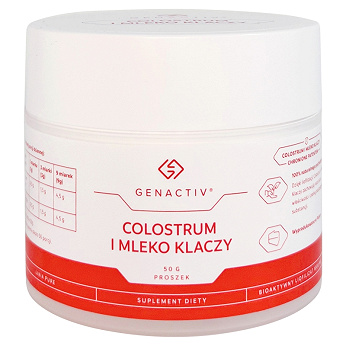Genactiv Colostrum I Mleko Klaczy, proszek, 50 g