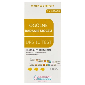 Test URS 10, test do ogólnego badania moczu, 2 szt.