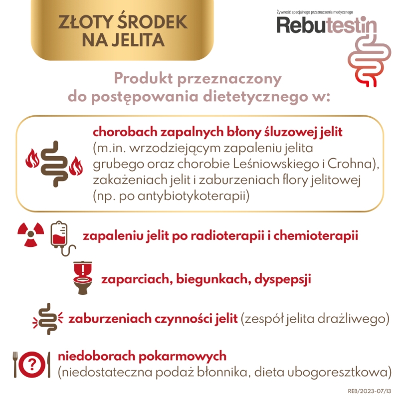 Rebutestin, kapsułki wspomagające w zaparciach, 60 szt.