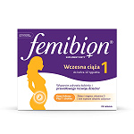 Femibion 1 Wczesna ciąża tabletki uzupełniające dietę u kobiet od 1. tygodnia ciąży, 28 szt.