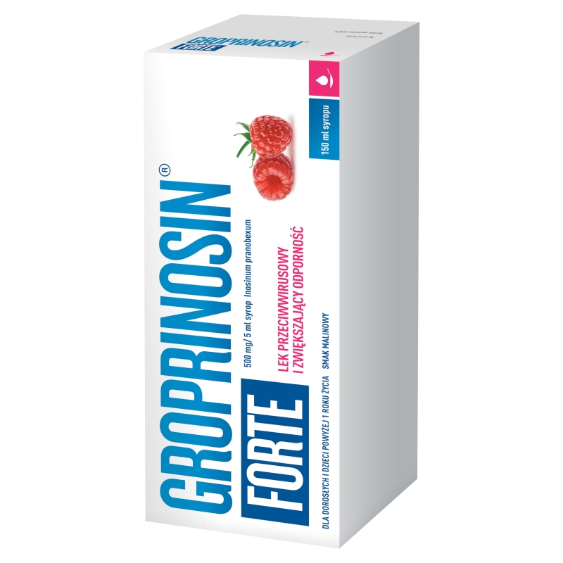 Groprinosin Forte syrop przeciwwirusowy wzmacniający odporność, 150 ml