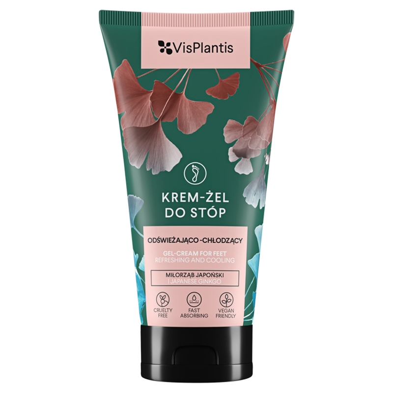 Vis Plantis Miłorząb, krem do stóp odświeżająco-chłodzący, 75 ml