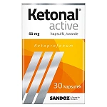 Ketonal Active kapsułki na ból słaby i umiarkowany różnego pochodzenia, 30 szt.