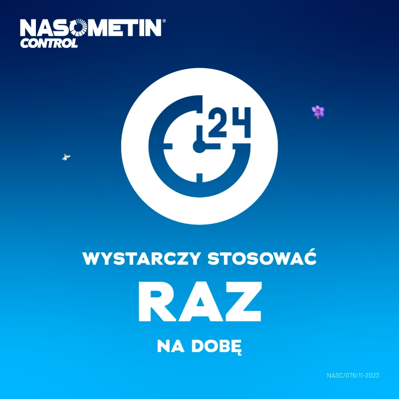 Nasometin Control, aerozol na alergiczne zapalenie błony śluzowej nosa, 120 dawek