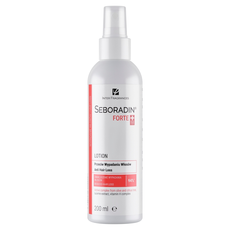 Seboradin Forte Lotion  preparat do włosów słabych i wypadających, 200 ml