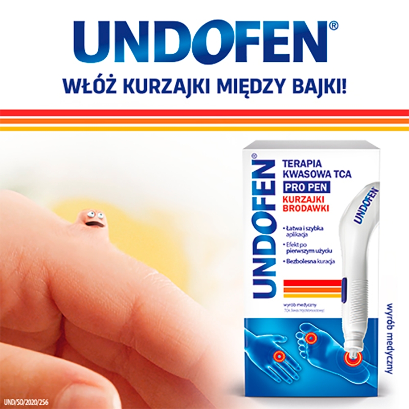 Undofen Pro Pen Terapia Kwasowa TCA, żel na brodawki i kurzajki, 1 szt.