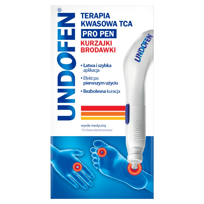 Undofen Pro Pen Terapia Kwasowa TCA, żel na brodawki i kurzajki, 1 szt.