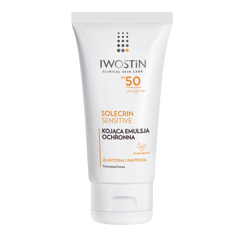 Iwostin Solecrin Sensitive, Emulsja ochronna SPF50 100 ml