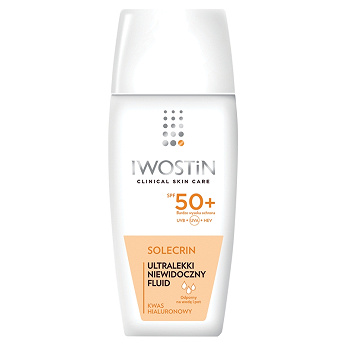 Iwostin Solecrin, fluid ultra lekki do skóry wrażliwej  SPF 50+, 40 ml KRÓTKA DATA 31.12.2025