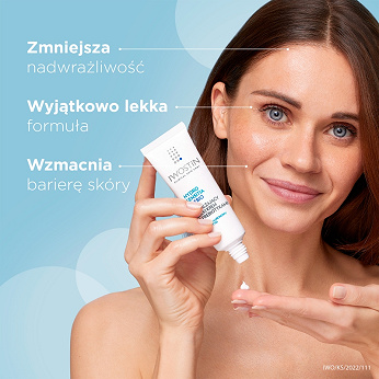 Iwostin Hydro Sensitia Prebio, lekki krem nawilżający z prebiotykami, 50 ml