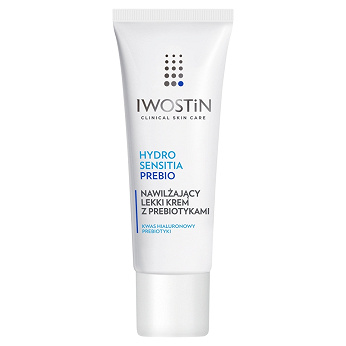 Iwostin Hydro Sensitia Prebio, lekki krem nawilżający z prebiotykami, 50 ml