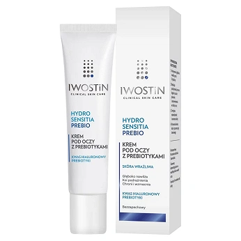 Iwostin Hydro Sensitia Prebio, krem pod oczy z prebiotykami, 15 ml