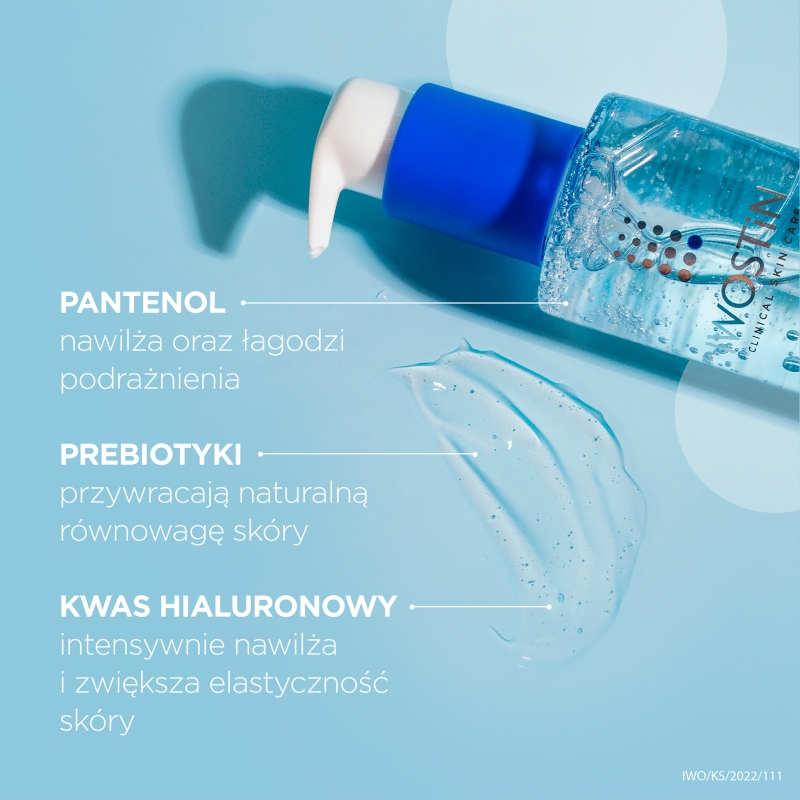 Iwostin Hydro Sensitia Prebio, żel micelarny oczyszczający do wszystkich typów skóry, 200 ml