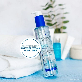 Iwostin Hydro Sensitia Prebio, żel micelarny oczyszczający do wszystkich typów skóry, 200 ml
