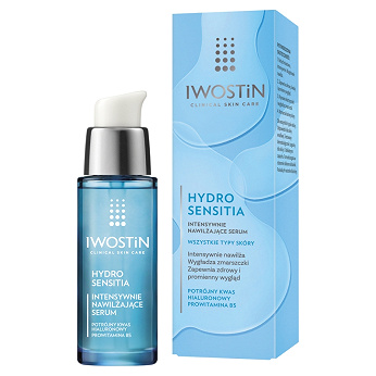 Iwostin Hydro Sensitia, serum intensywnie nawilżające do wszystkich typów skóry, 30 ml