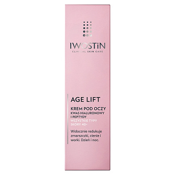 Iwostin Age Lift, krem pod oczy na dzień i noc do wszystkich typów skóry 40+, 15 ml