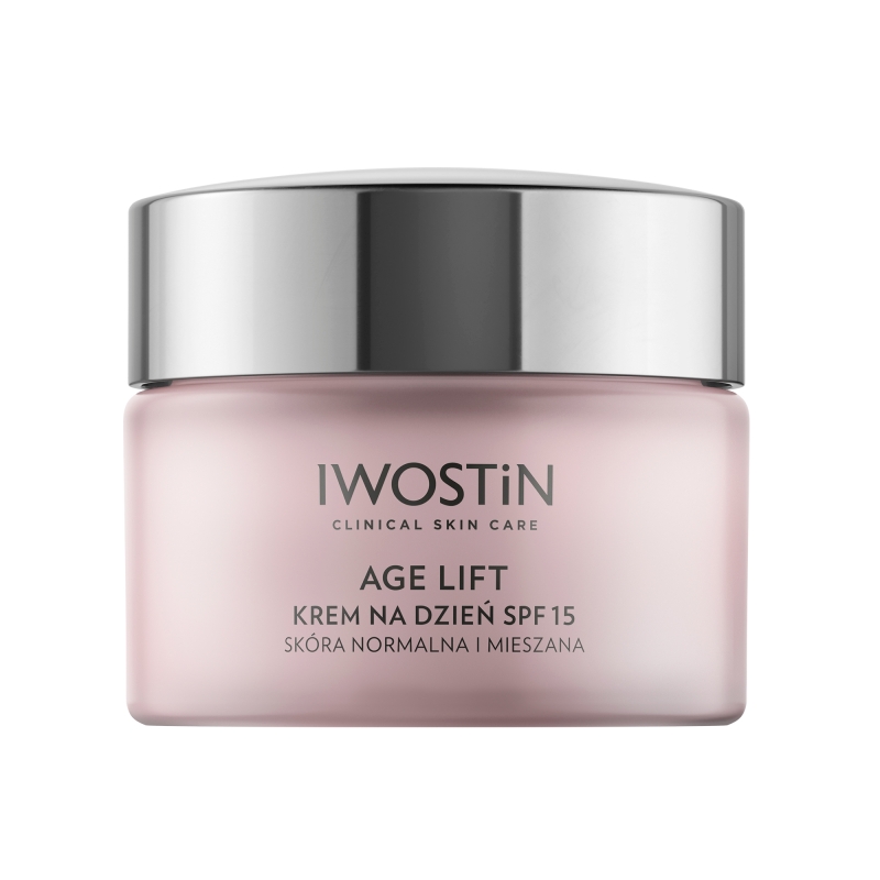 Iwostin Age Lift, krem na dzień do skóry normalnej i mieszanej 40+ SPF15, 50 ml