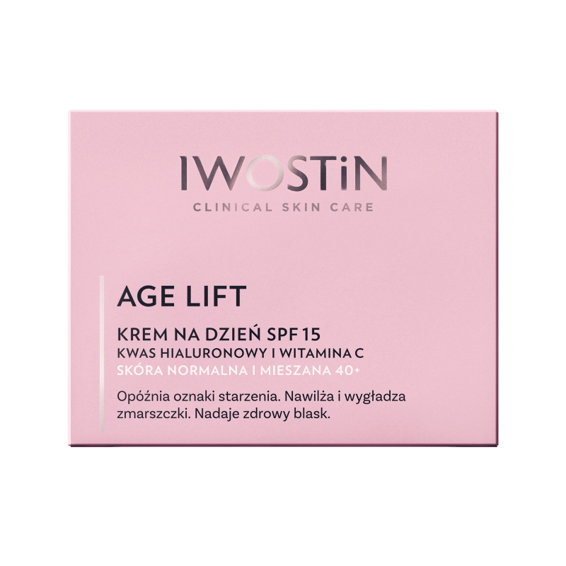 Iwostin Age Lift  krem na dzień do skóry normalnej i mieszanej 40+ SPF15, 50 ml