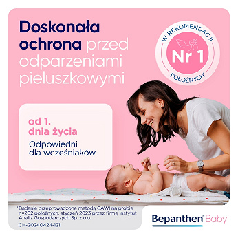 Bepanthen Baby, maść ochronna przed odparzeniami pieluszkowymi niemowląt, 30 g