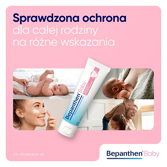 Bepanthen Baby, maść ochronna przed odparzeniami pieluszkowymi niemowląt, 100 g