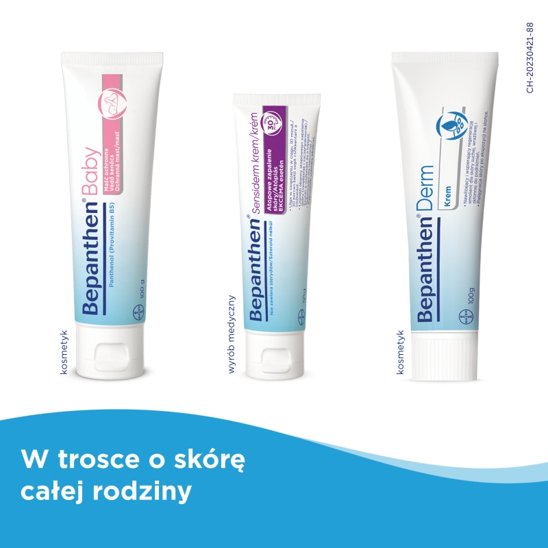 Bepanthen Derm  , krem do pielęgnacji suchej i podrażnionej skóry, 30 g