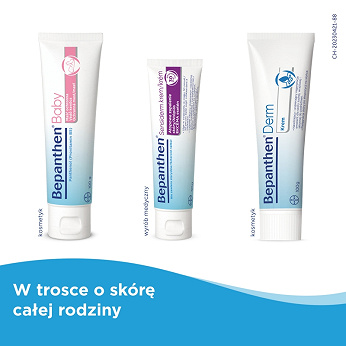 Bepanthen Derm , krem do pielęgnacji suchej i podrażnionej skóry, 30 g
