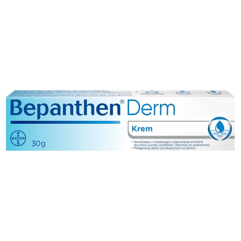 Bepanthen Derm  , krem do pielęgnacji suchej i podrażnionej skóry, 30 g