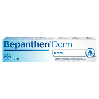 Bepanthen Derm , krem do pielęgnacji suchej i podrażnionej skóry, 30 g