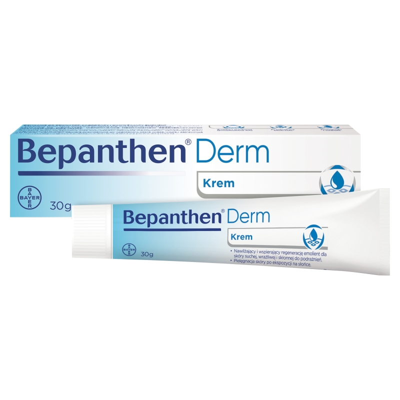 Bepanthen Derm  , krem do pielęgnacji suchej i podrażnionej skóry, 30 g