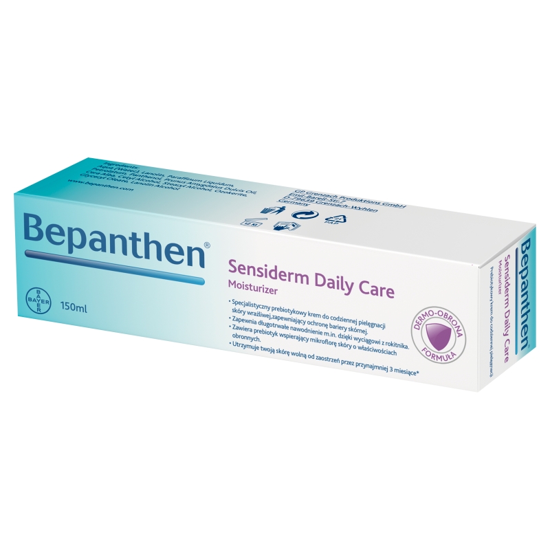 Bepanthen Sensiderm Dailycare, krem do skóry wrażliwej, 150 ml