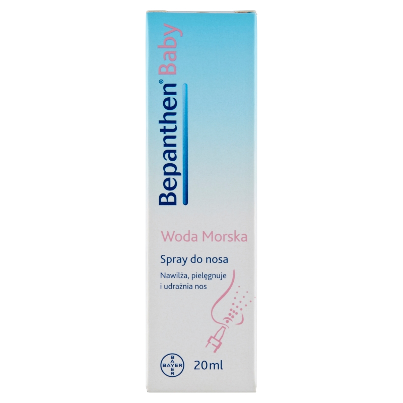Bepanthen Baby Woda Morska , nawilża i udrażnia nos, 20 ml