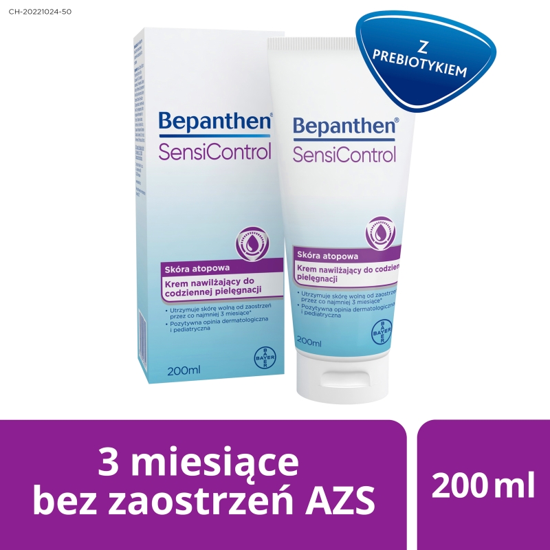 Bepanthen SensiControl , krem nawilżający, 200 ml