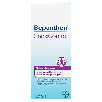 Bepanthen SensiControl , krem nawilżający, 200 ml