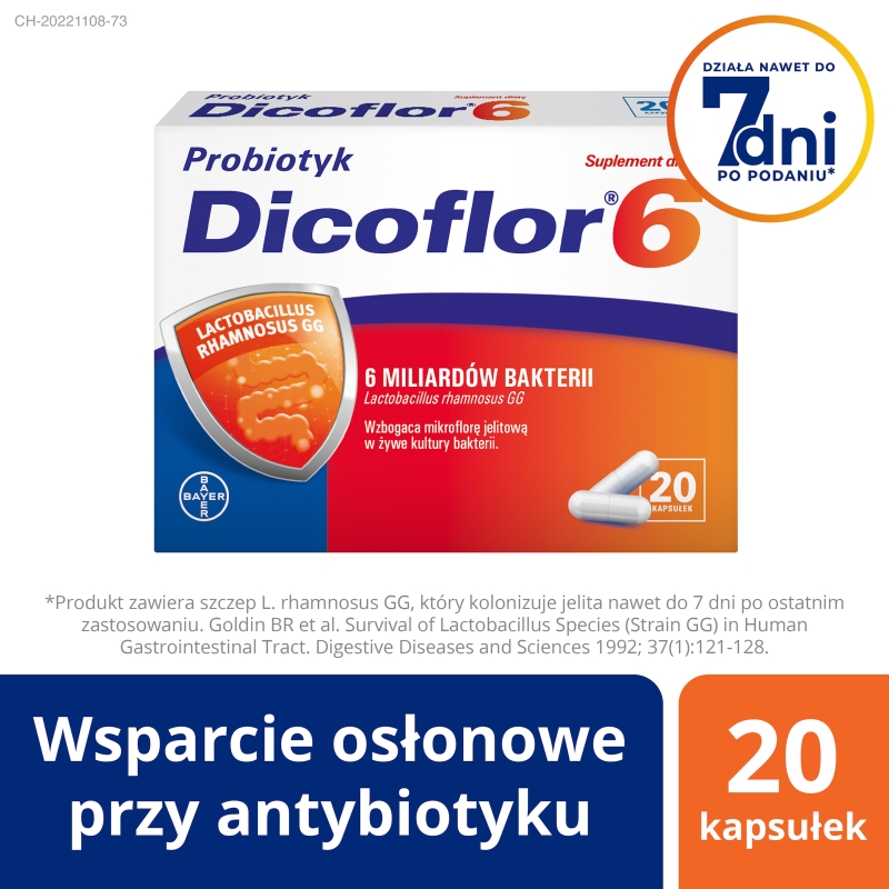 Dicoflor 6, kapsułki, 20 szt.