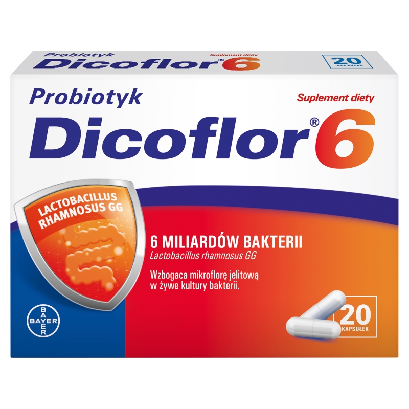 Dicoflor 6, kapsułki, 20 szt.