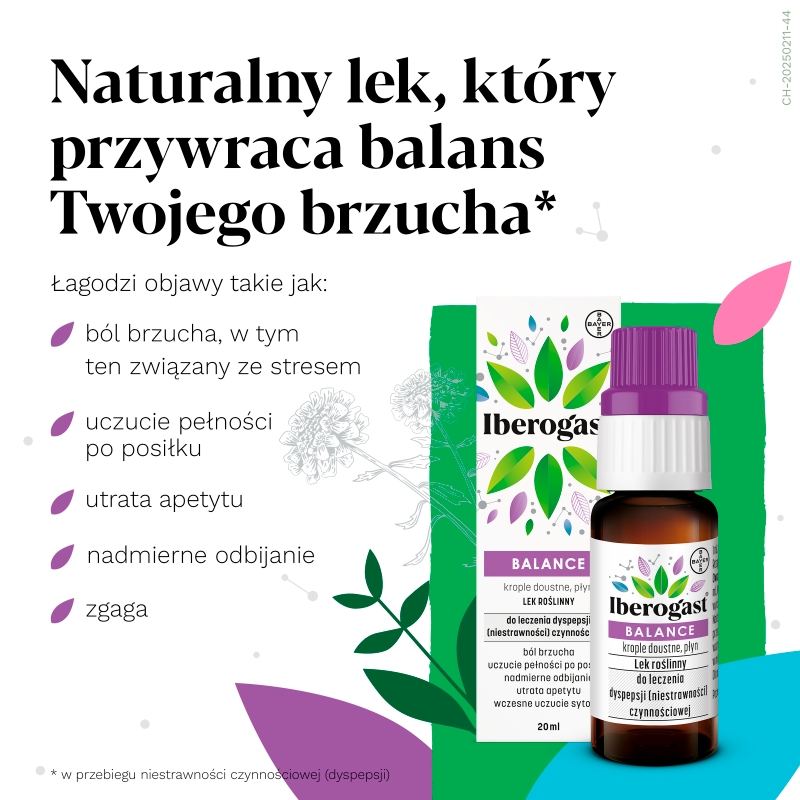 Iberogast Balance, krople doustne, 20 ml