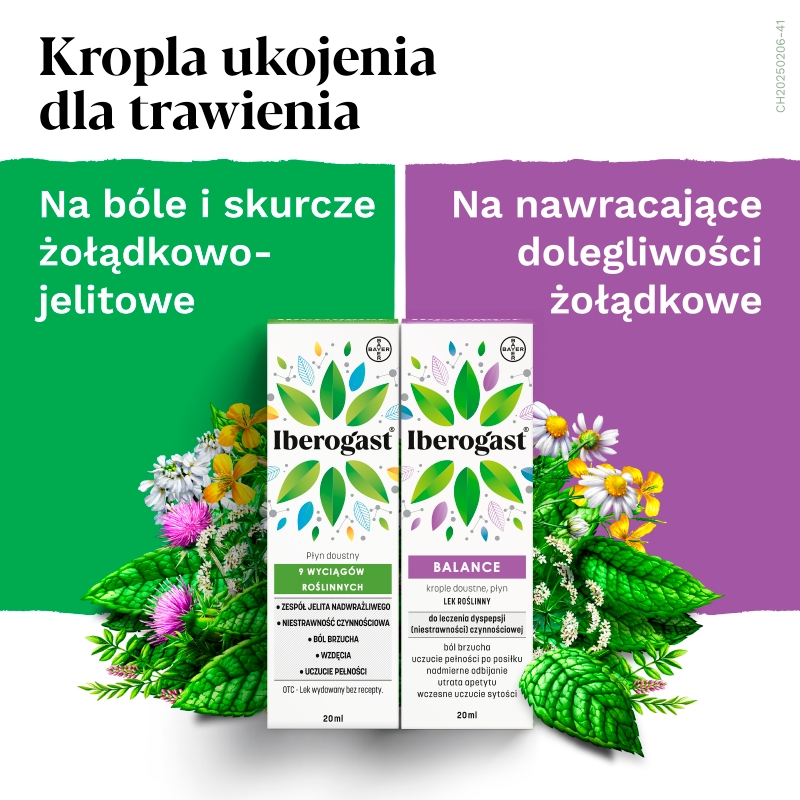 Iberogast Balance, krople doustne, 20 ml