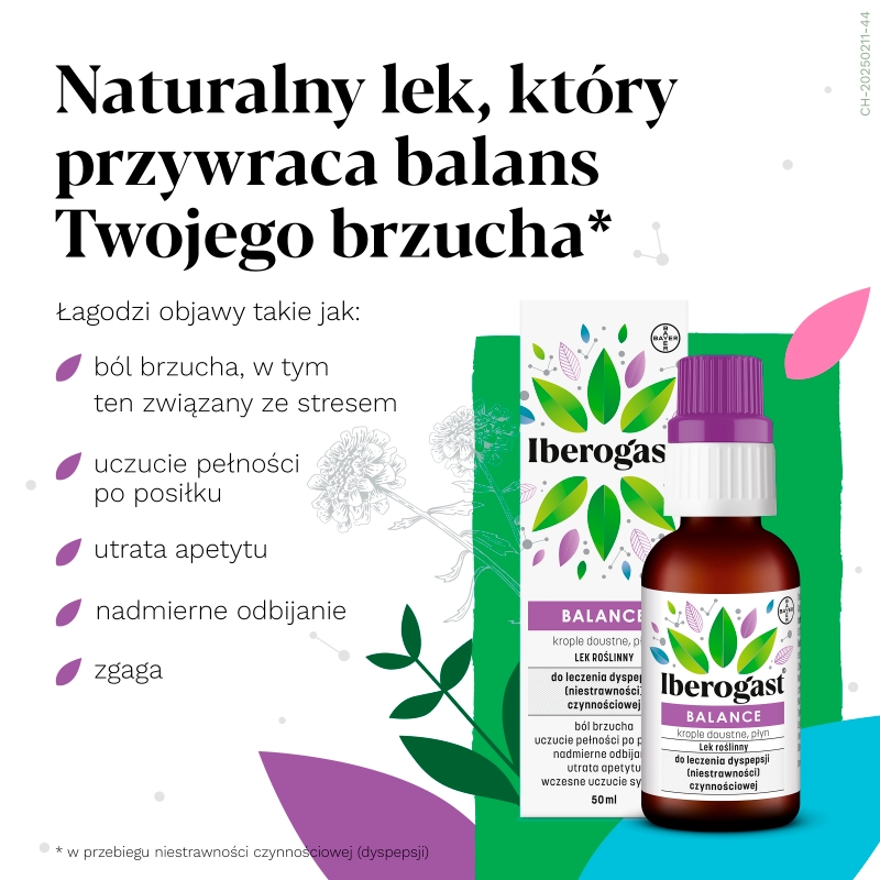 Iberogast Balance, krople doustne, 50 ml