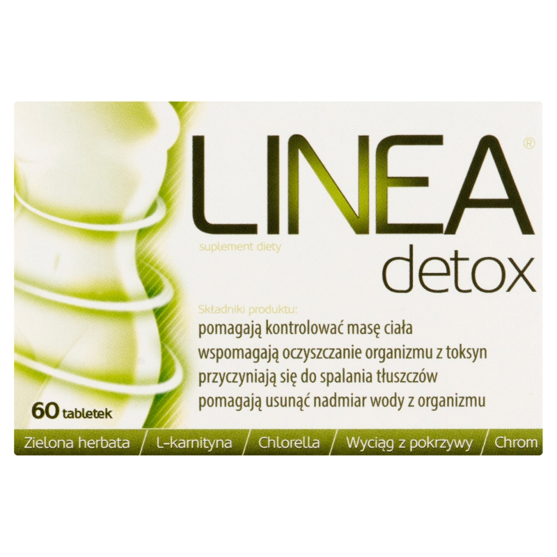 Linea Detox  tabletki ze składnikami wspierającymi utrzymanie prawidłowej masy ciała, 60 szt.