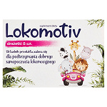 Lokomotiv drażetki ze składnikami wspomagającymi przy chorobie lokomocyjnej, 8 szt.