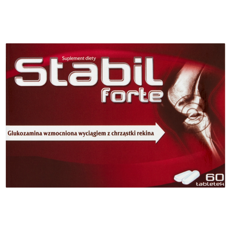 Stabil Forte , tabletki ze składnikami wspomagającymi regenerację chrząstki stawowej, 60 szt.